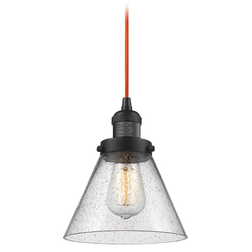 Large Cone Oil Rubbed Bronze Mini Pendant by Innovations Lighting