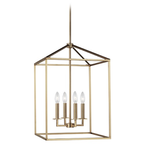 Generation Lighting Perryton Satin Brass Pendant by Generation Lighting 5115004-848