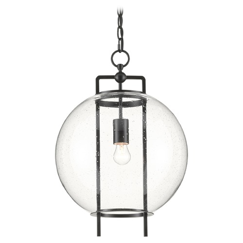 Breakspear Pendant in Antique Black by Currey & Company