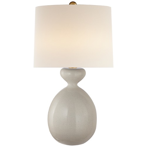Aerin Gannet Table Lamp in Bone Craquelure by Visual Comfort Signature