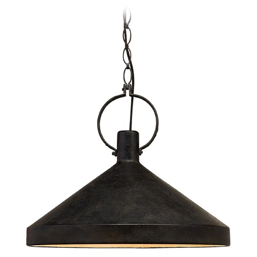 Suzanne Kasler Limoges Grande Pendant in Rust by Visual Comfort Signature