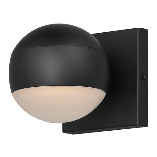Modular LED Outdoor Wall Light in Black by ET2 Lighting