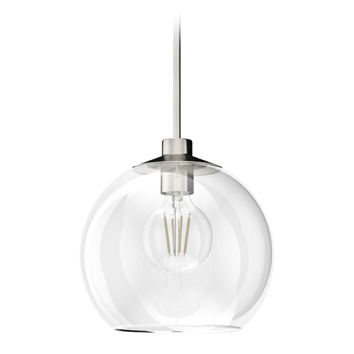Hunter Fan Company Xidane Brushed Nickel Pendant Light with Globe Shade