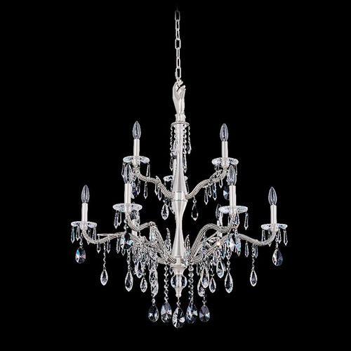 Allegri Crystal Venere Pewter Crystal Chandelier