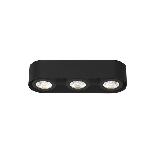 Eurofase Lighting Nymark 16-Inch Damp-Rated LED Ceiling Light in Black by Eurofase 33618-021