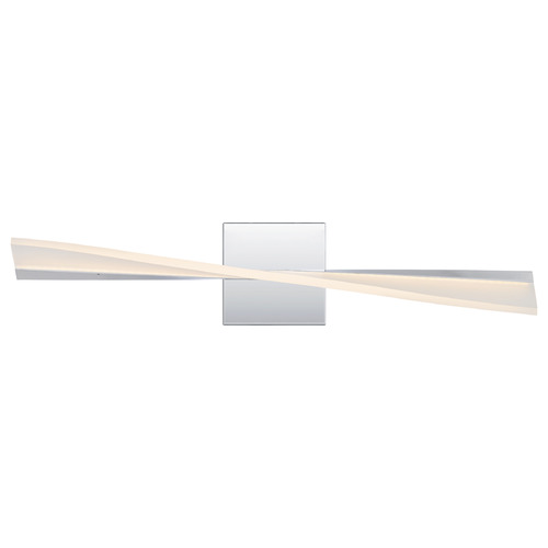 Quoizel Lighting Quoizel Lighting Fox Polished Chrome LED Vertical Bathroom Light PCFOX8524C