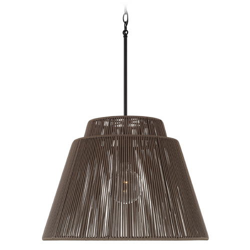 Jasper Indoor/Outdoor Hanging Light in Black by Capital Lighting