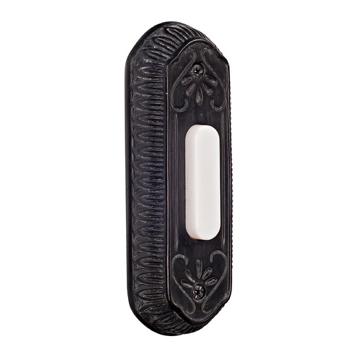 Weathered Black LED Doorbell Button by Craftmade Lighting