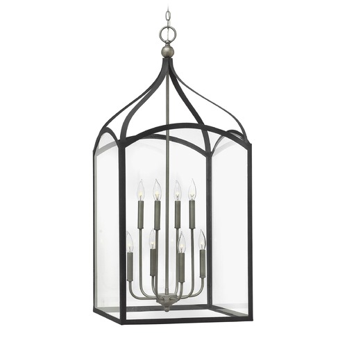 Hinkley Clarendon 20-Inch Aged Zinc Pendant by Hinkley Lighting 3418DZ