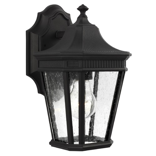 Cotswold Lane Black Outdoor Wall Light by Generation Lighting