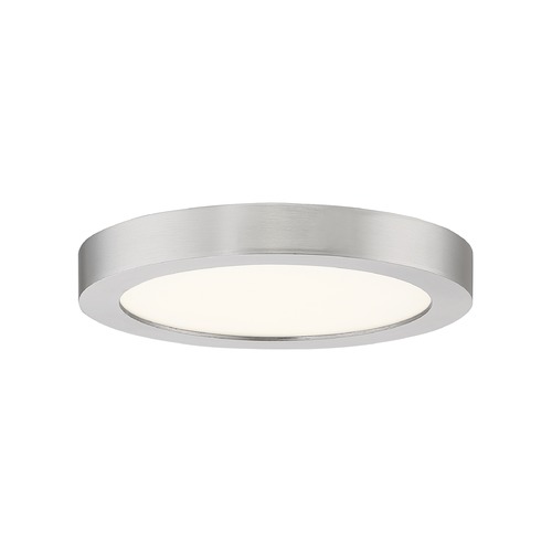Quoizel Lighting Outskirts 7.50-Inch LED Flush Mount in Brushed Nickel by Quoizel Lighting OST1708BN
