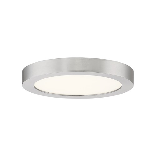 Outskirts 7.50-Inch LED Flush Mount in Brushed Nickel by Quoizel Lighting