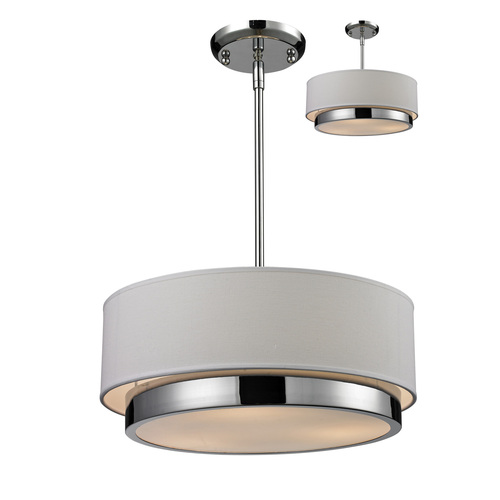 Z-Lite Jade Chrome Pendant by Z-Lite 186-16