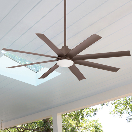 Slipstream 65-Inch Wet Rated LED Fan in Oil Rubbed Bronze by Minka Aire