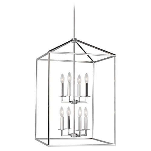 Perryton Chrome Pendant by Generation Lighting