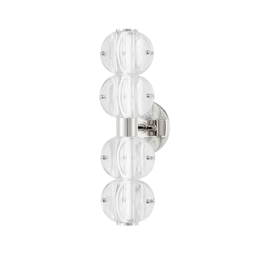 Lindley 16-Inch Sconce in Polished Nickel by Metropolitan Lighting