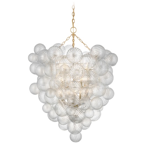 Visual Comfort Signature Collection Julie Neill Talia Grande Chandelier in Gild by Visual Comfort Signature JN5114GCG