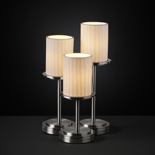 Justice Design Group Justice Design Group Limoges Collection Table Lamp POR-8797-10-WFAL-NCKL