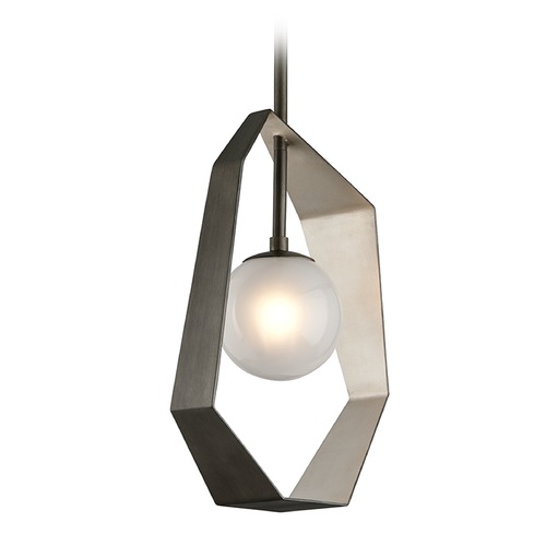 Origami 24-Inch High LED Pendant in Bronze & Gold Leaf by Troy Lighting