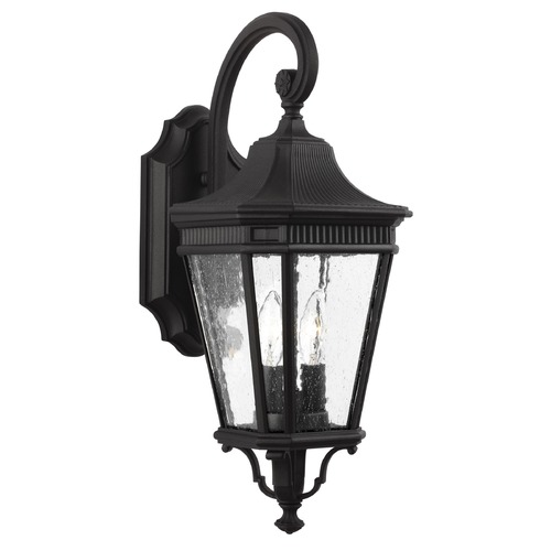 Cotswold Lane Black Outdoor Wall Light by Generation Lighting