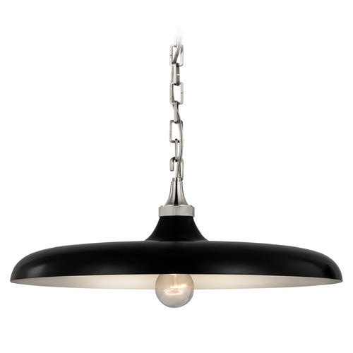 Thomas OBrien Piatto Pendant in Nickel & Iron by Visual Comfort Signature