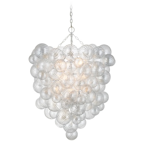 Julie Neill Talia Grande Chandelier in Plaster White by Visual Comfort Signature
