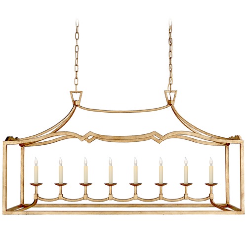 E.F. Chapman Fancy Darlana Linear in Gilded Iron by Visual Comfort Signature