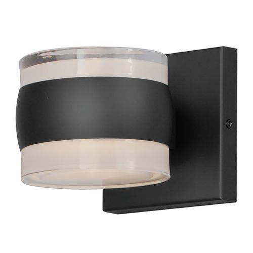 Modular LED Outdoor Wall Light in Black by ET2 Lighting