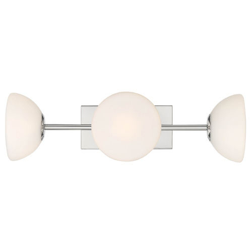 Designers Fountain Zio Polished Nickel Vertical Bathroom Light
