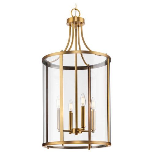 Progress Lighting Progress Lighting Atwell 1-Light Vintage Brass Mini Pendant P500391-163
