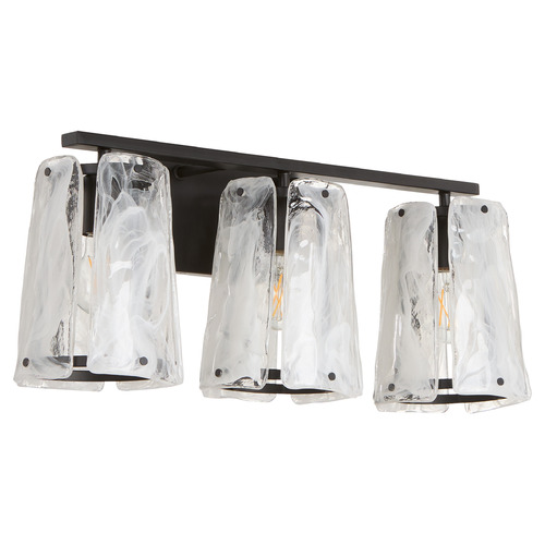 Quorum Lighting Prestige Matte Black Bathroom Light by Quorum Lighting 5575-3-59