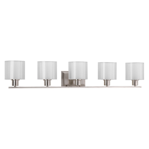 Progress Lighting Invite Brushed Nickel Bathroom Light by Progress Lighting P2081-09