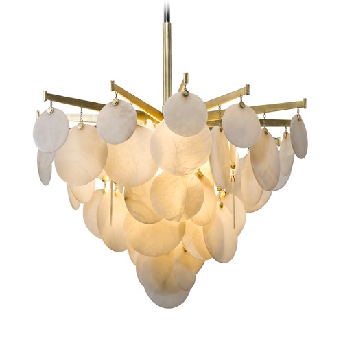 Serenity LED Pendant in Gold Leaf by Corbett Lighting