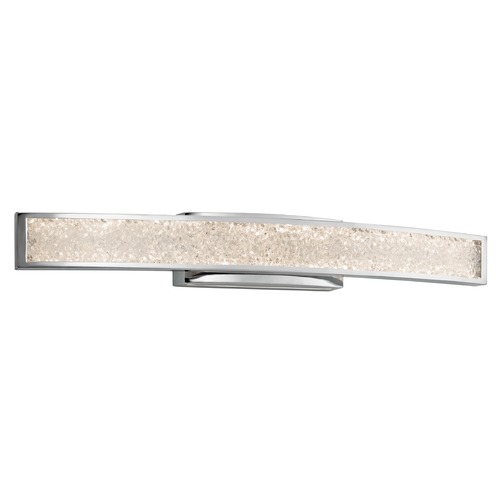 Elan Lighting Crushed Ice 36-Inch LED Vanity Light in Chrome by Elan Lighting 83502