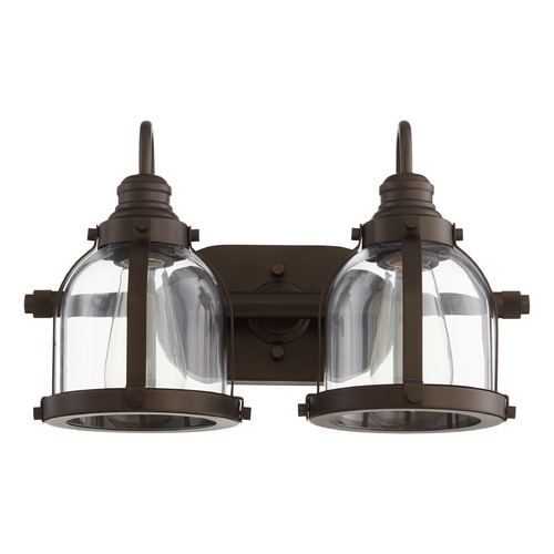 Quorum Lighting Oiled Bronze Bathroom Light by Quorum Lighting 586-2-86