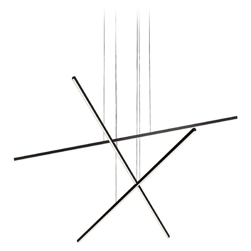 Vega Minor Black LED Multi-Light Pendant by Kuzco Lighting