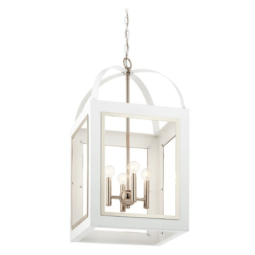 Kichler Lighting Vath 30-Inch High White Pendant by Kichler Lighting 52029WH