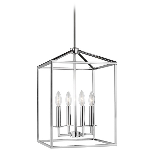 Perryton Chrome Pendant by Generation Lighting