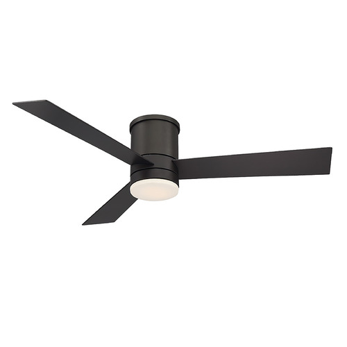 Modern Forms Axis Matte Black LED Ceiling Fan with Light