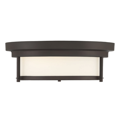 Meridian 13-Inch Wide Flush Mount in Oil Rubbed Bronze by Meridian M60062ORB