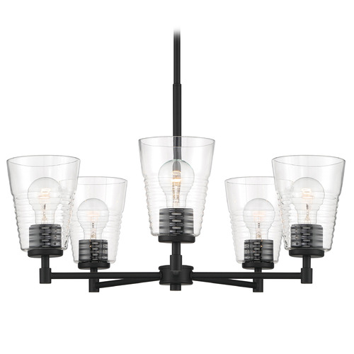 Designers Fountain Ingo Matte Black Chandelier