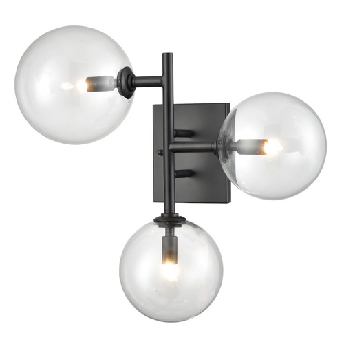 Avenue Lighting Delilah Collection Wall Sconce in Matte Black by Avenue Lighting HF4203-BK