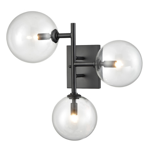 Delilah Collection Wall Sconce in Matte Black by Avenue Lighting