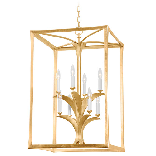 Corbett Lighting Bergamo Vintage Gold Leaf Pendant Light