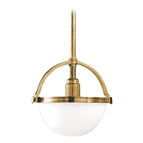Stratford Pendant in Aged Brass by Hudson Valley Lighting