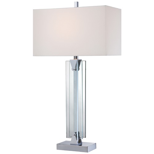 31.50-Inch Table Lamp in Chrome by George Kovacs