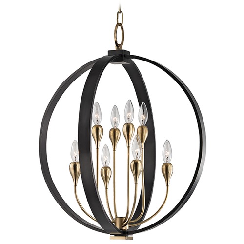 Dresden 8-Light Orb Chandelier in Old Bronze by Hudson Valley Lighting