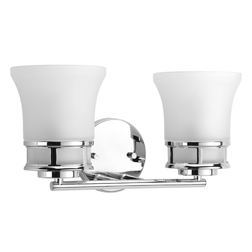 Cascadia Bathroom Light in Chrome by Progress Lighting