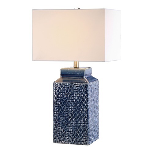 Pero Sapphire Blue Lamp by Uttermost Lighting