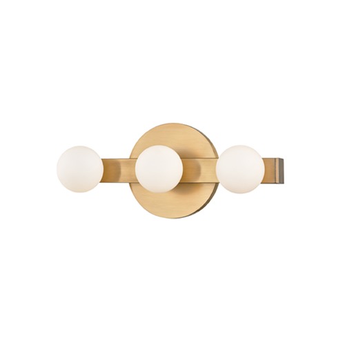 Hudson Valley Lighting Taft Aged Brass LED Bathroom Light by Hudson Valley Lighting 7003-AGB